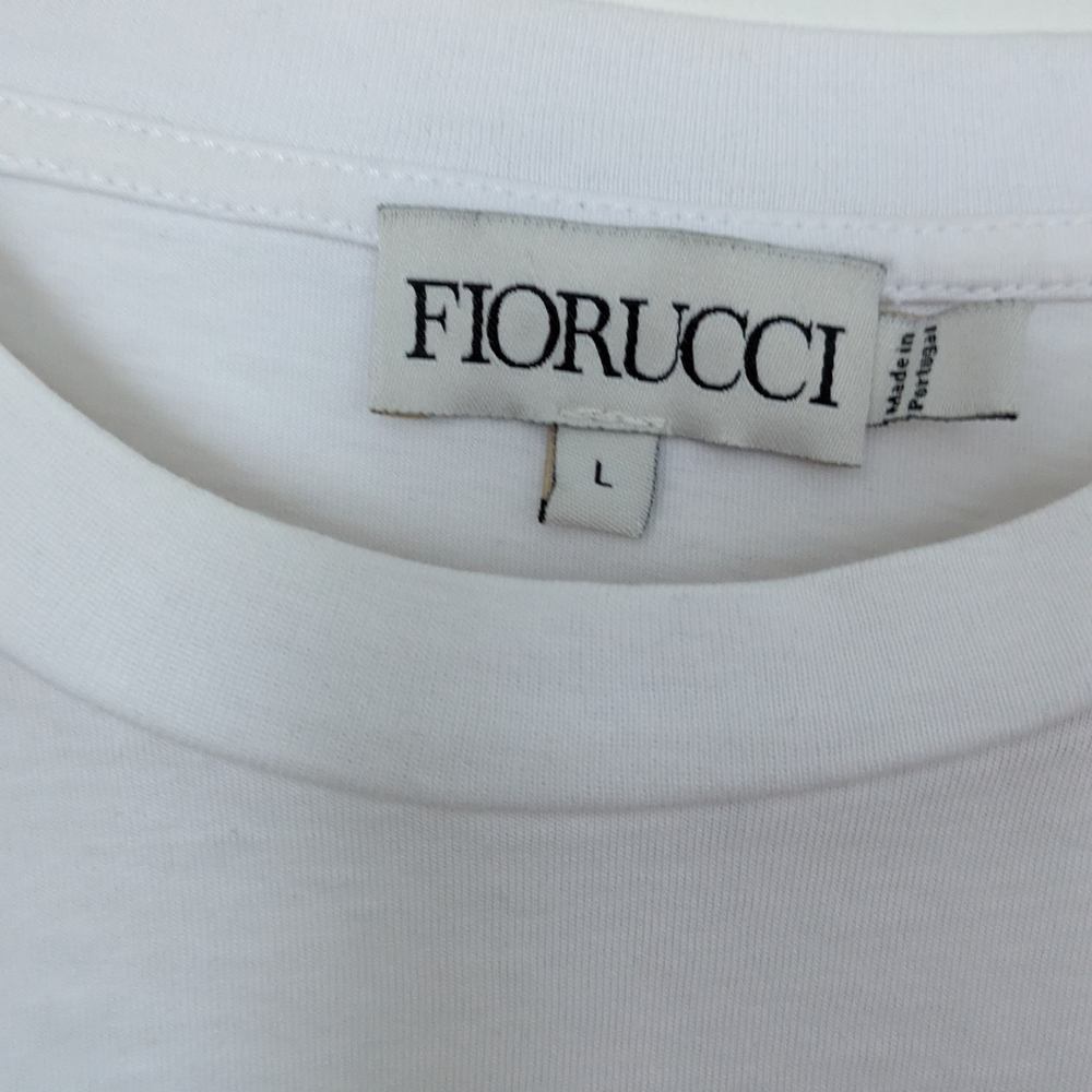 Fiorucci White Angel Print Cropped Top - Picture 5 of 8